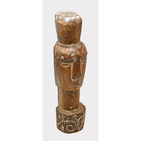 Handcrafted Tribal Wooden Face Sculpture - 2026081208UNQ