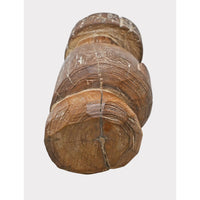 Handcrafted Tribal Head Wooden Sculpture - 2026081209UNQ