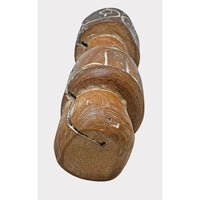 Handcrafted Tribal Wooden Head Sculpture – Rustic Folk Art Décor - 2026081210UNQ