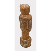 Handcrafted Tribal Head Wooden Sculpture - 2026081212UNQ