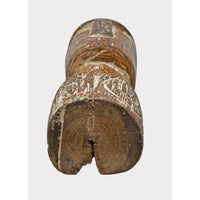 Handcrafted Tribal Head Wooden Sculpture - 2026081212UNQ