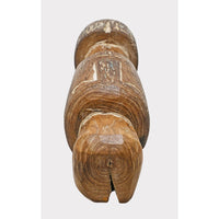Handcrafted Tribal Head Wooden Sculpture - 2026081212UNQ
