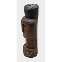 Hand-Carved Antique Wood  Sculpture - 2026081219UNQ