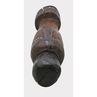 Hand-Carved Antique Wood Face Sculpture - 2026081220UNQ