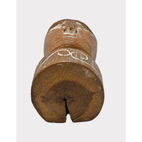 Handcrafted Tribal Head Wooden Sculpture - 2026081230UNQ