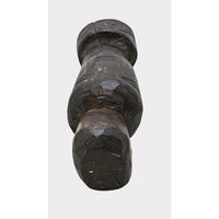 Dark Aged Hand-Carved Wooden Face Statue - 2026081233UNQ