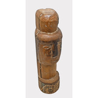 Handcrafted Tribal Head Wooden Sculpture - 2026081239UNQ