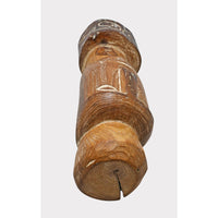 Natural Teak Hand-Carved Wooden FaceStatue - 2026081242UNQ