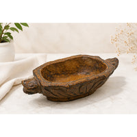 Handcrafted Stone Turtle Shaped Decorative Bowl - 2026081501UNQ