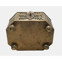 Handcrafted Metal Jali Work Decorative Storage Box - 2026081502UNQ