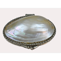 Antique Sheep Horn Small Storage Box with Decorative Metal Frame - 2026081803UNQ