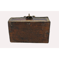 Handcrafted Wooden Storage Box – Vintage Trunk Design with Brass Antique Detailing - 2026081905UNQ