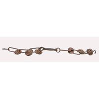 Antique Iron Hanging Chain – Traditional Rustic Wall Décor with Ring & Bell Details - 2026081915UNQ