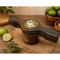 Handcrafted Wooden Traditional Juicer – Vintage Antique Finish - 2026081917UNQ
