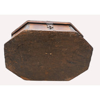 Vintage Handcrafted Wooden Storage Chest – Rustic Trunk with Metal Studs - 2026082005UNQ