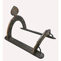 Antique Handcrafted Iron Horse Riding Stirrup – Rustic Equestrian Saddle Footrest - 2026082006UNQ