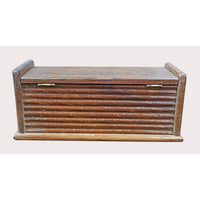 Handcrafted Wooden Storage Box – Drawer & Sliding Compartment - 2026082203UNQ