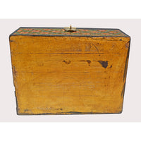 Handcrafted Wooden Storage Box – Intricate Multicolor Lattice Design - 2026082205UNQ