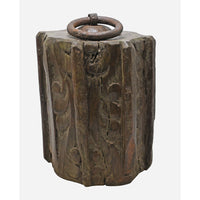Handcrafted Wooden Rustic Hanging Decor – Antique Tribal Finish -