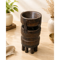 Traditional Wooden Wheat Sowing Measure – Vintage Rustic Craft - 2026082505UNQ