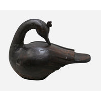 Handcrafted Wooden Duck Showpiece – Rustic Vintage Finish - 2026082506UNQ