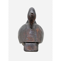 Handcrafted Wooden Duck Showpiece – Rustic Vintage Finish - 2026082506UNQ