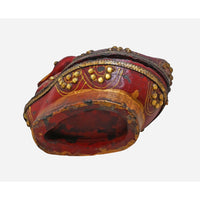 Handcrafted Wooden Peacock Kuku Chawal Box – Traditional Folk Design - 2026082510UNQ