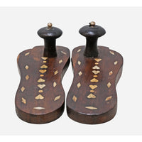 Handcrafted Wooden Khadau Pair – Traditional Vintage Design - 2026082514UNQ