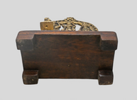 Handcrafted brass Ram Darbar statue, alternate view