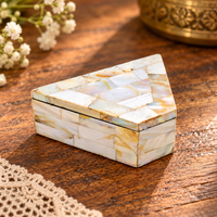 Mother of Pearl Inlaid Wooden Trinket Box, product view 1