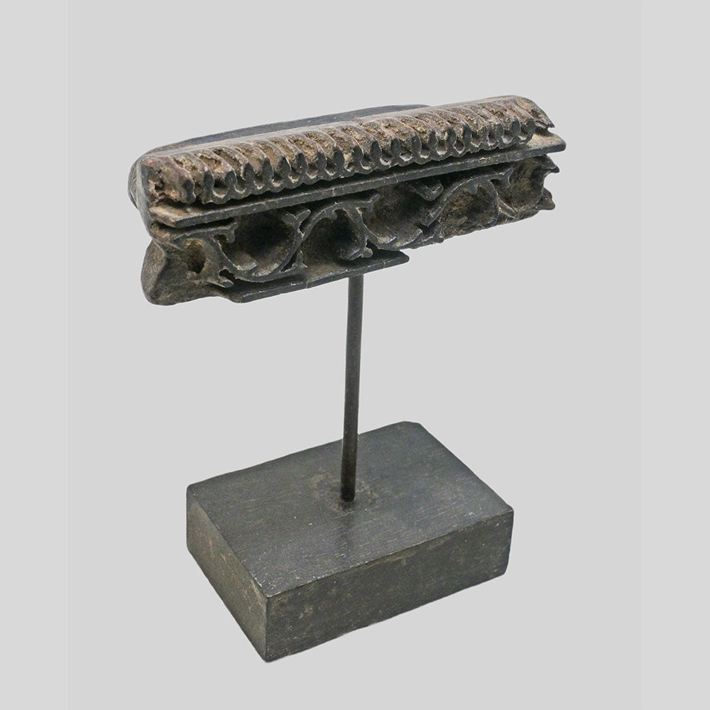 Antique Carved Wooden Textile Printing Block, view 2