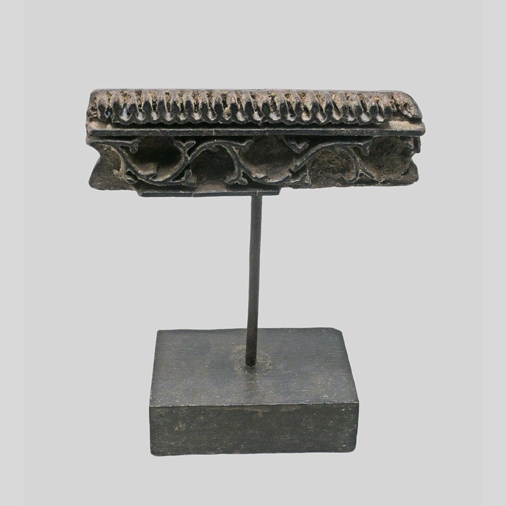 Antique Carved Wooden Textile Printing Block, view 3