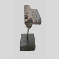 Antique Carved Wooden Textile Printing Block, view 4
