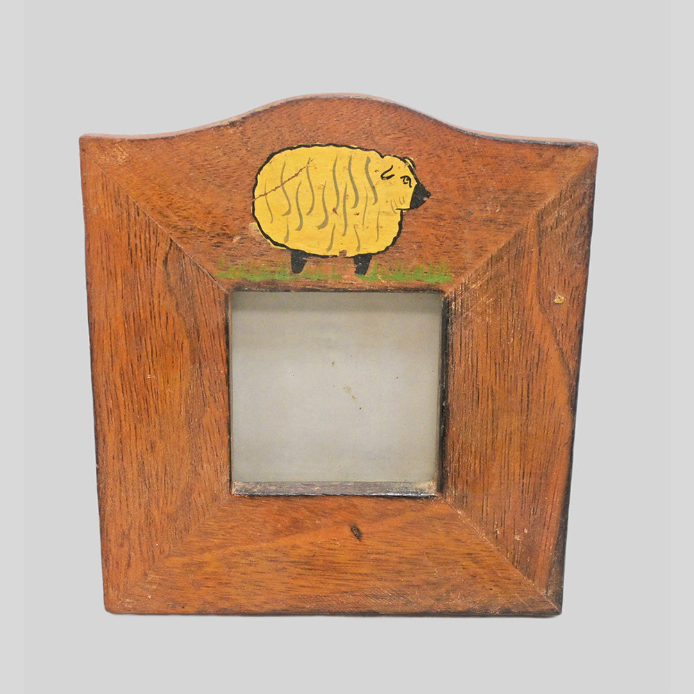 Hand-Painted Wooden Photo Frame, Vintage Decor - view 3