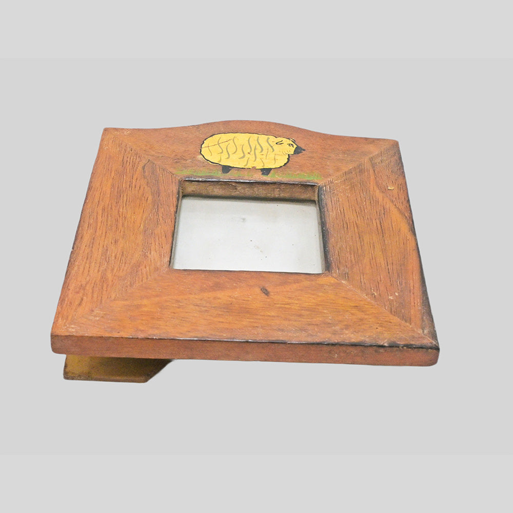Hand-Painted Wooden Photo Frame, Vintage Decor - view 6