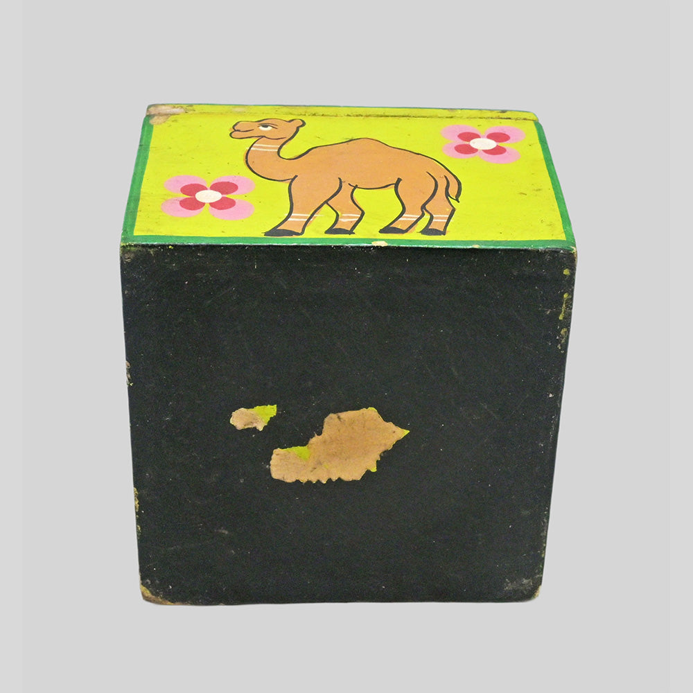 Hand-painted wooden trinket box, additional product view