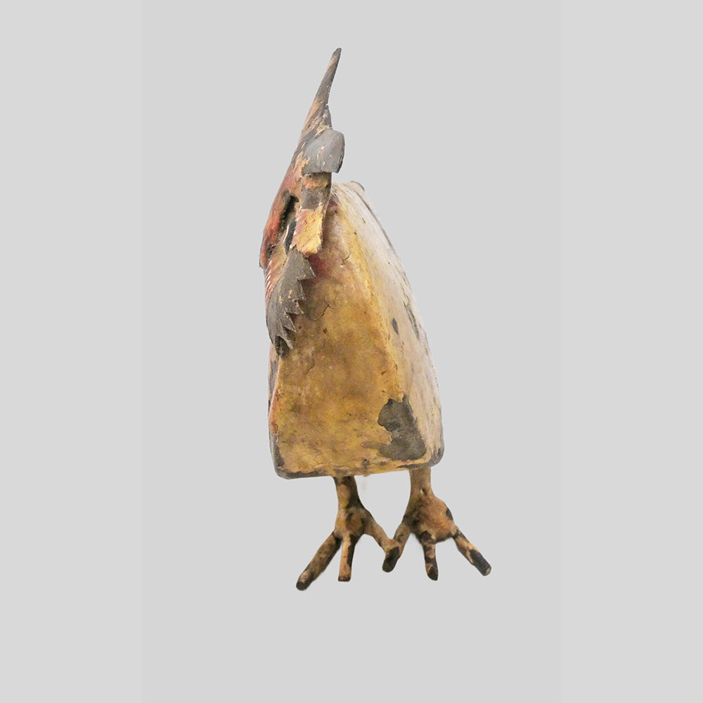 Vintage Hand-Painted Iron Owl Figurine - view 3