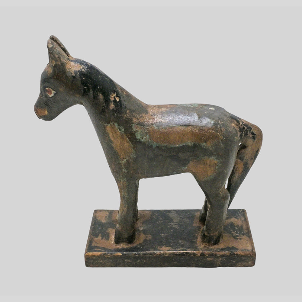 Vintage Handcrafted Wooden Horse Figurine - view 4