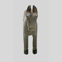 Vintage handcrafted wooden horse figurine - view 3