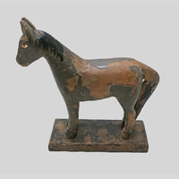 Vintage handcrafted wooden horse figurine - photo 4