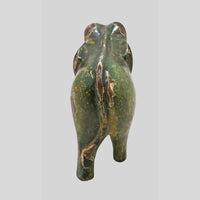 Vintage handcrafted wooden elephant figurine - view 5