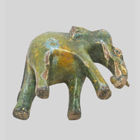 Vintage handcrafted wooden elephant figurine - view 6