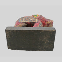 Hand-Painted Wooden Elephant Figurine – product view 6