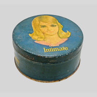 Vintage Ladina Intimate Luxury Talc Printed Iron Box – handcrafted vintage decor product image 2