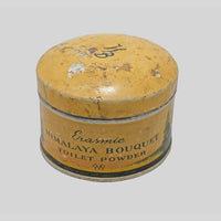 Vintage Erasmic Himalaya Bouquet Toilet Powder Printed Iron Box – handcrafted vintage decor product image 2