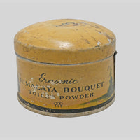 Vintage Erasmic Himalaya Bouquet Toilet Powder Printed Iron Box – handcrafted vintage decor product image 5