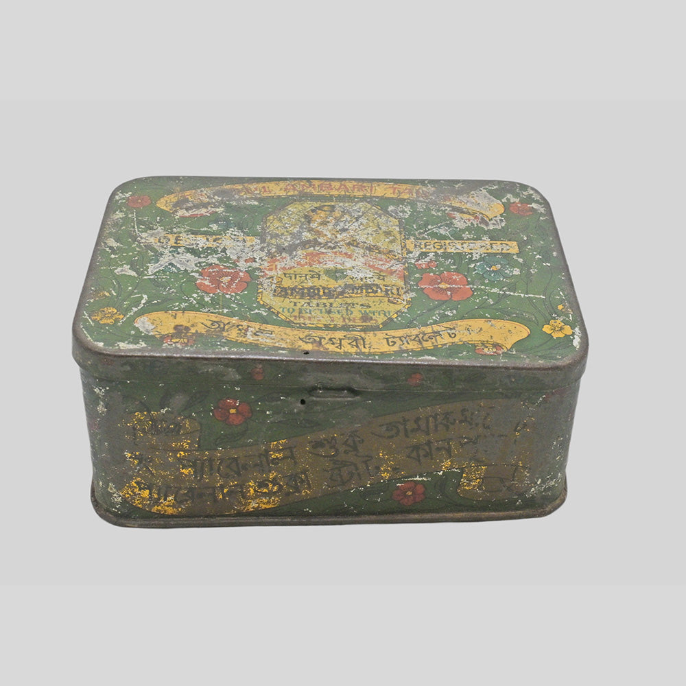 Vintage Handcrafted Iron Tobacco Printed Iron Box – handcrafted vintage decor product image 2