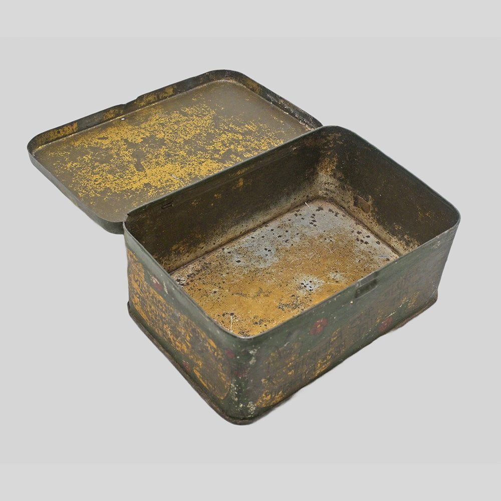 Vintage Handcrafted Iron Tobacco Printed Iron Box – handcrafted vintage decor product image 5