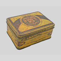 Vintage Bombay Ring Travellers Co. printed iron box, another angle
