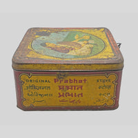 Vintage original Pabhat Stove printed tin box, another angle